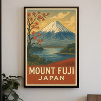 Mount Fuji Vintage Japanese Heritage Collectors Poster