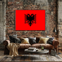 Albania Flag Poster