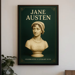 Jane Austen Celebrating A Literary Poster