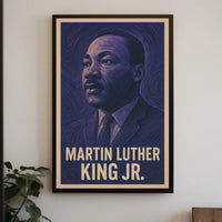 Martin Luther King Jr. A Visionary Poster