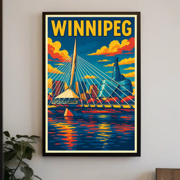 Vibrant Winnipeg Poster