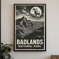 Badlands National Park Poster