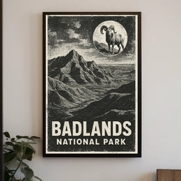 Badlands National Park Poster