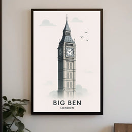 Big Ben in London Poster