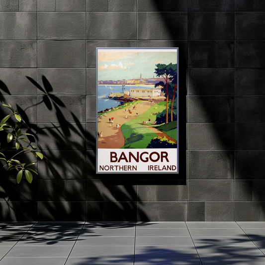 Vintage Poster - Bangor Northern Ireland