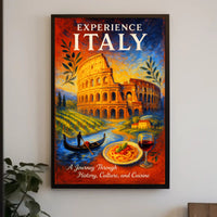 Experience Italy Poster PosterGoat