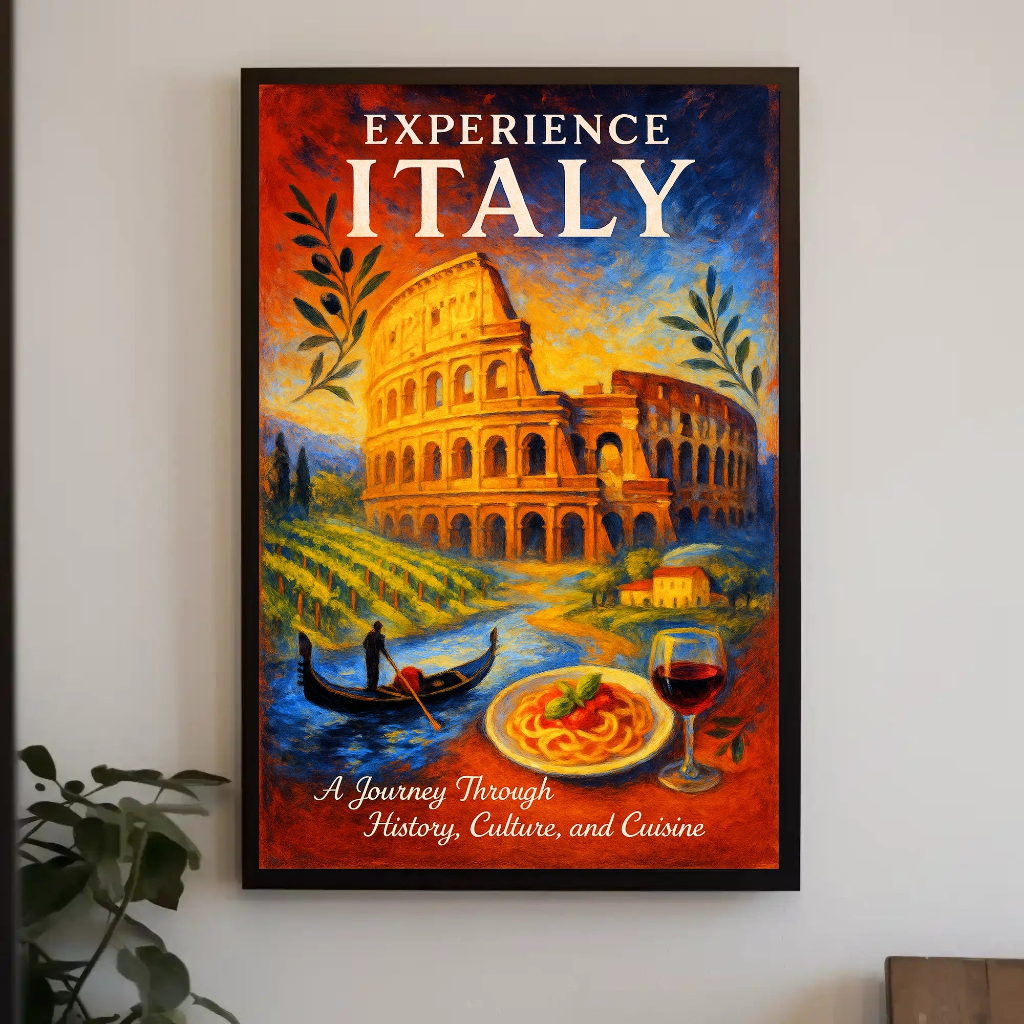 Experience Italy Poster PosterGoat