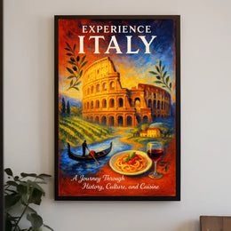 Experience Italy Poster PosterGoat