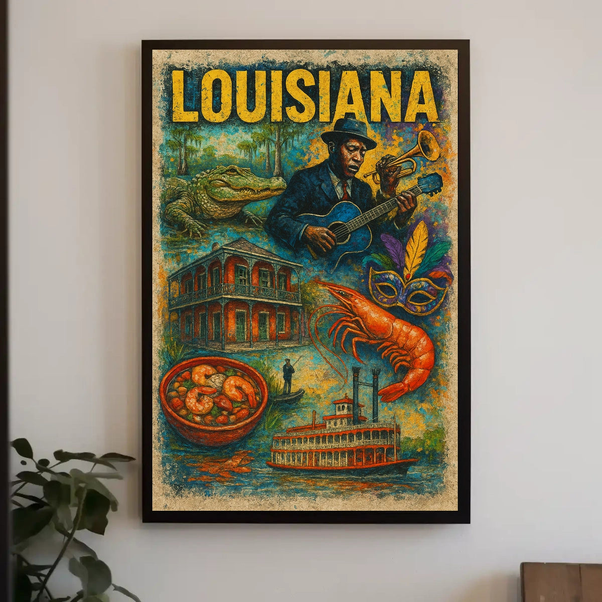 Louisiana Culture and Heritage Poster