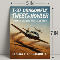 Cessna T-37 Dragonfly Poster PosterGoat