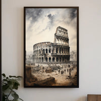 The Colosseum Echoes Of Ancient Rome Poster