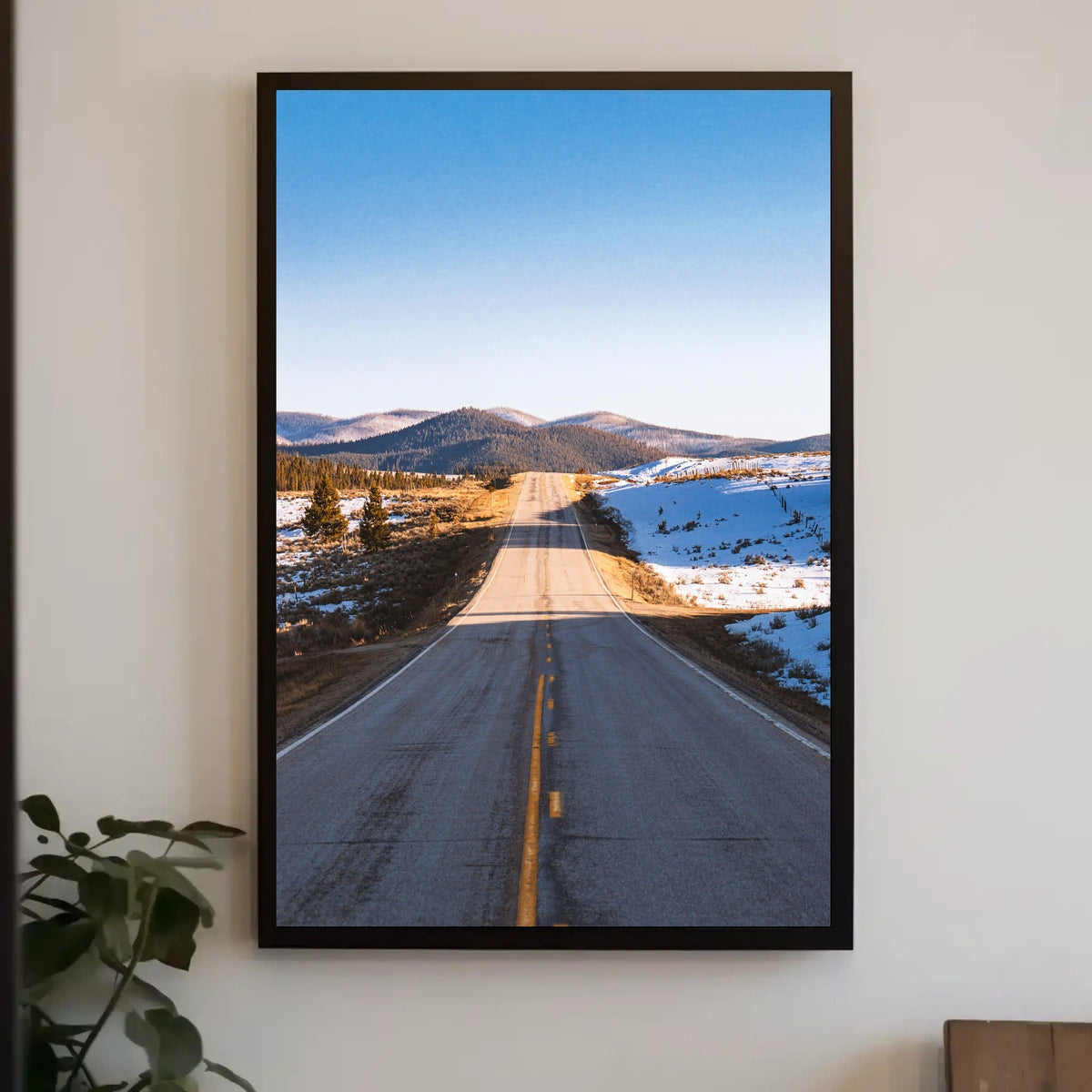Open Road To The Horizon Poster