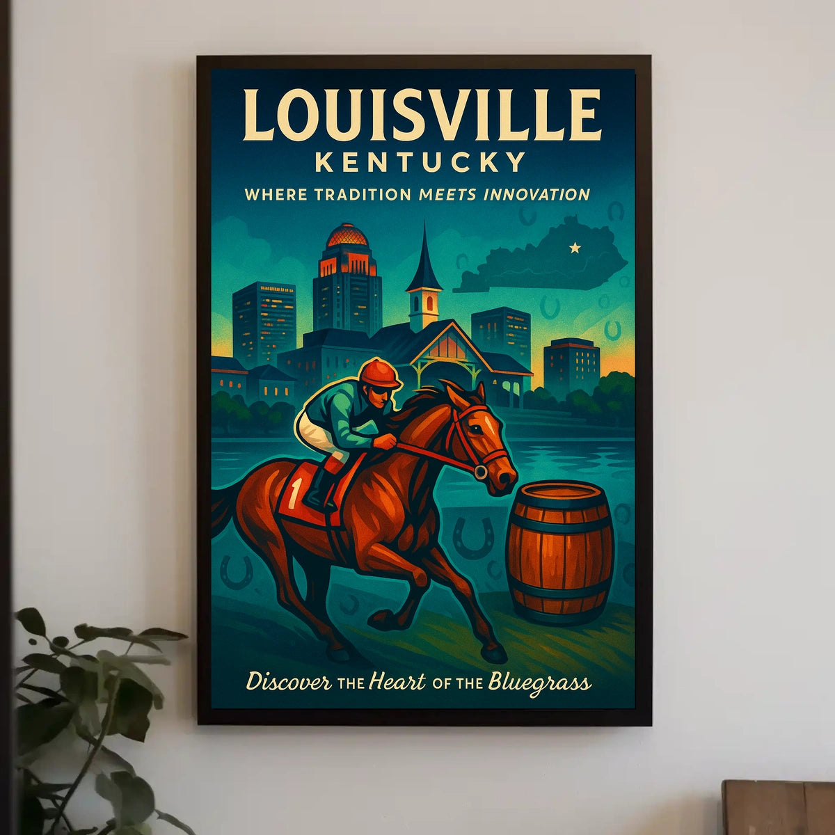 Louisville, Kentucky Where Tradition Meets Innovation Poster