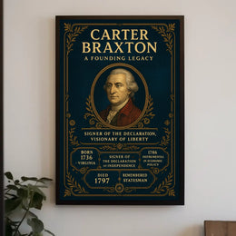 Carter Braxton A Founding Legacy Poster