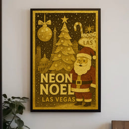 Neon Noel In Las Vegas Poster