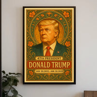Donald Trump Legacy Baroque Patriotic Poster
