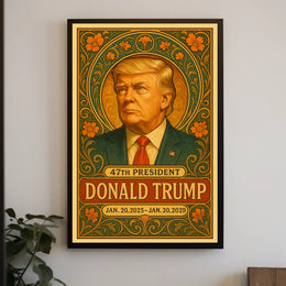 Donald Trump Legacy Baroque Patriotic Poster