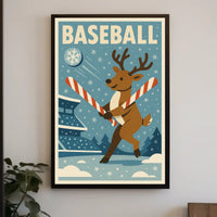 Winter Wonderland Baseball Poster