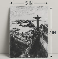 Christ The Redeemer Over Rio Poster