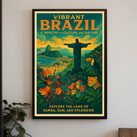 Vibrant Brazil A Tapestry Of Culture Poster