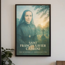 Saint Frances Xavier Cabrini Poster