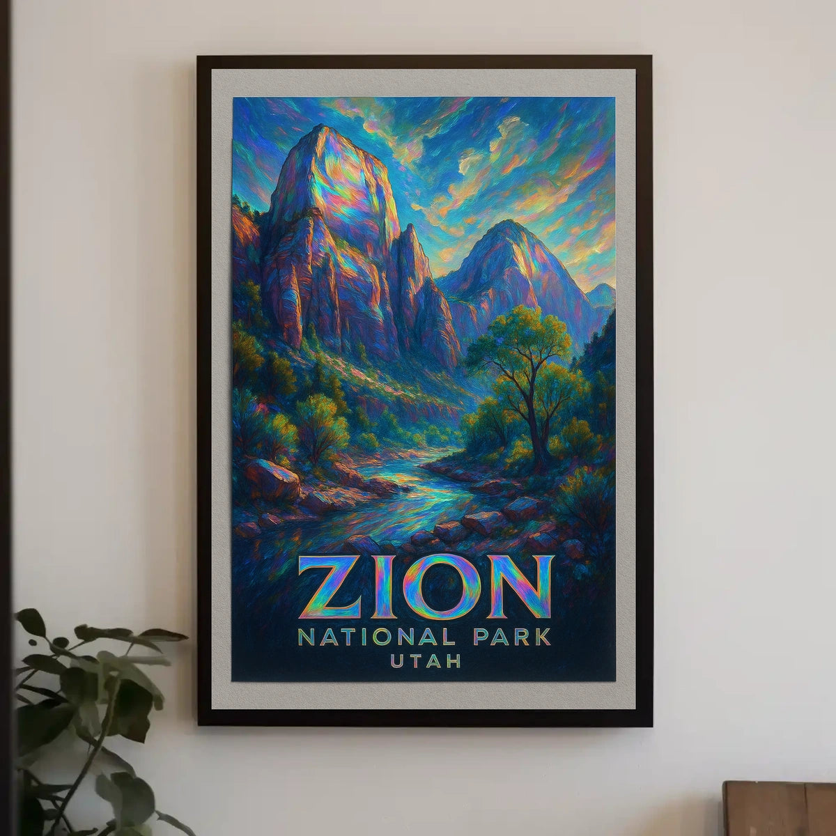 Zion National Park Poster