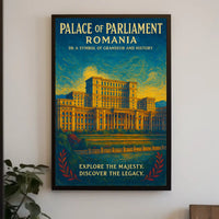 Palace Of Parliament Romania Poster