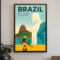 Christ the Redeemer Over Rio Poster