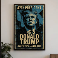 Trump Visionary Leadership Patriotism Realism Poster