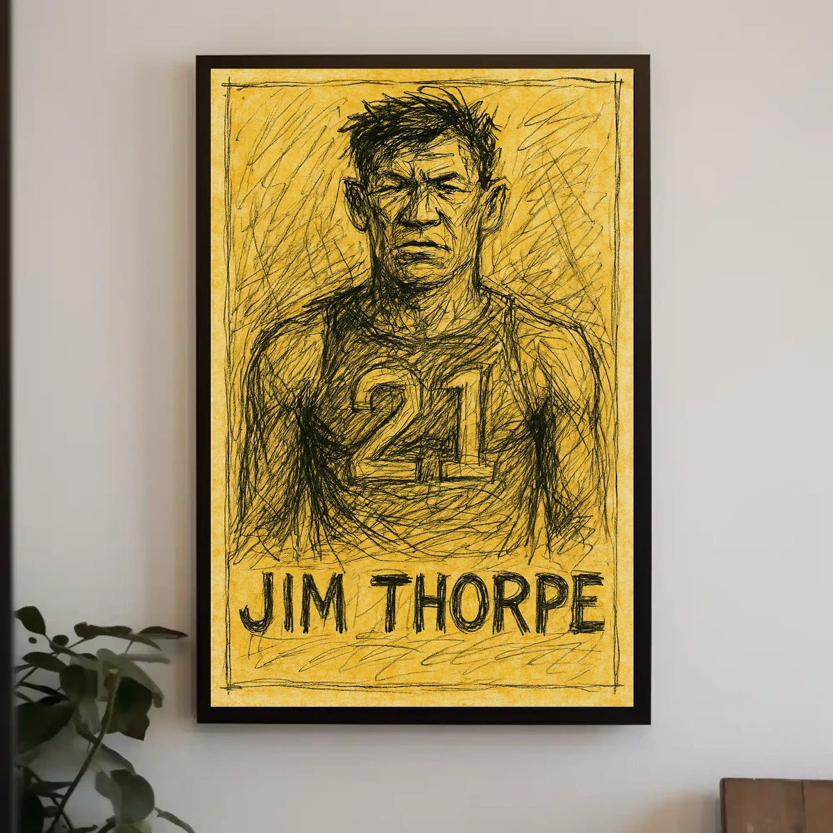 Jim Thorpe Portrait Poster