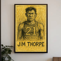 Jim Thorpe Portrait Poster