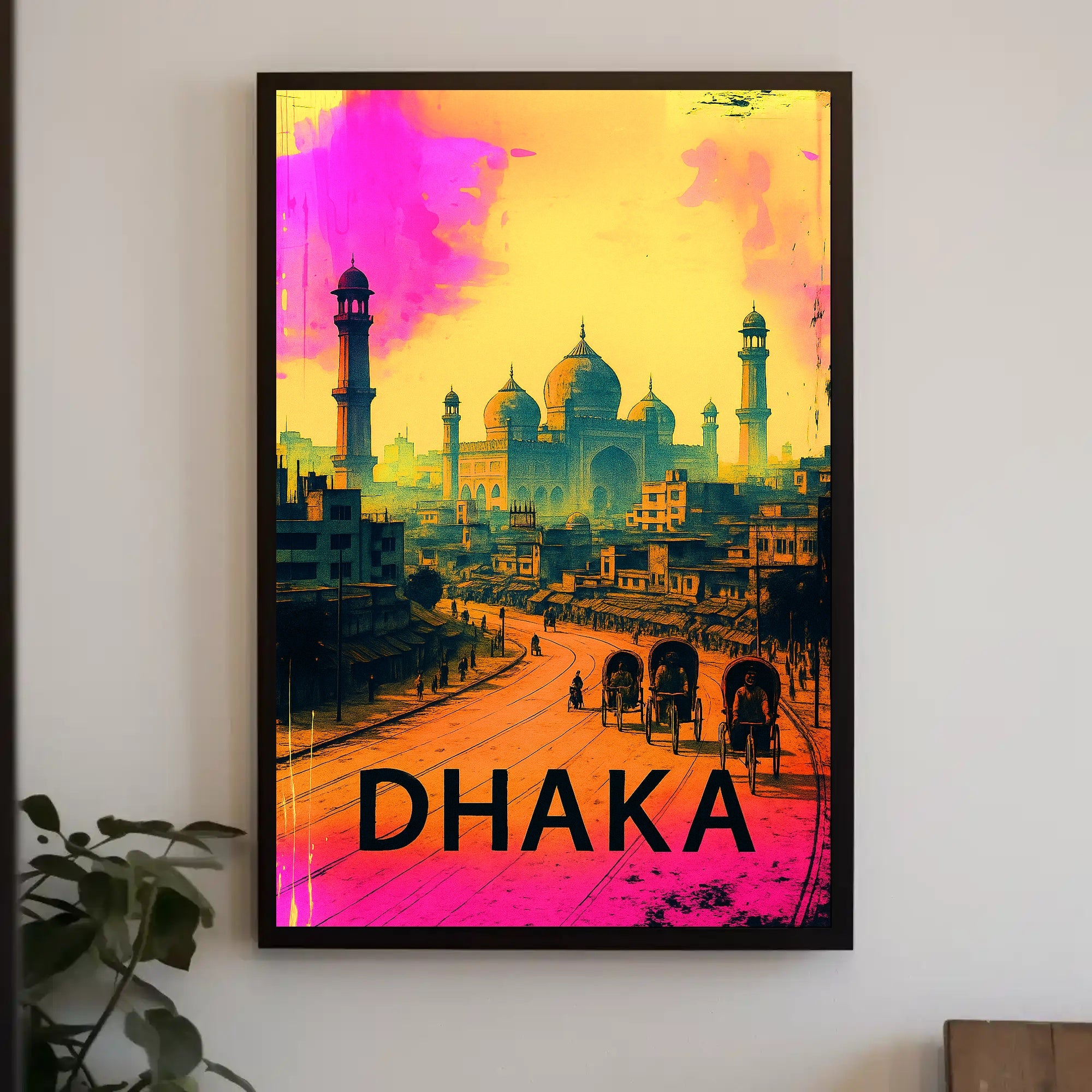 Dhaka Cityscape Poster PosterGoat