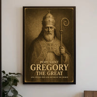 Pope Saint Gregory The Great Poster