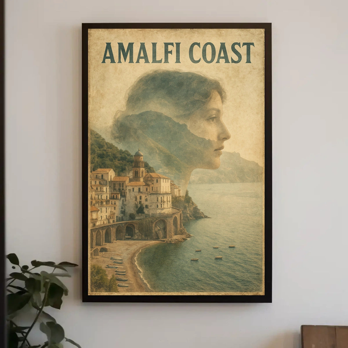 Amalfi Coast Dreamscape Poster