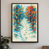 Autumn Pathway Poster