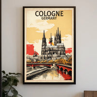 Cologne Germany Architectural Splendor Poster