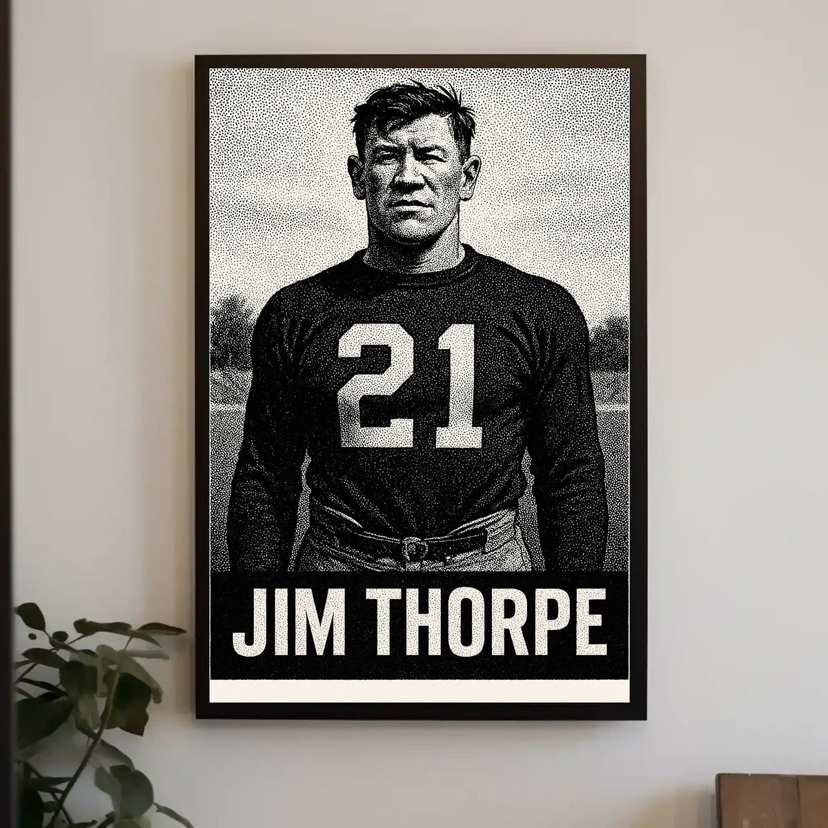 Jim Thorpe Legendary Athlete Poster