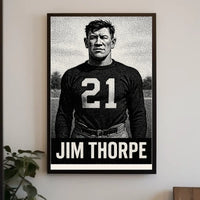 Jim Thorpe Legendary Athlete Poster