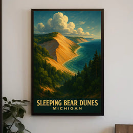 Sleeping Bear Dunes Michigan Poster