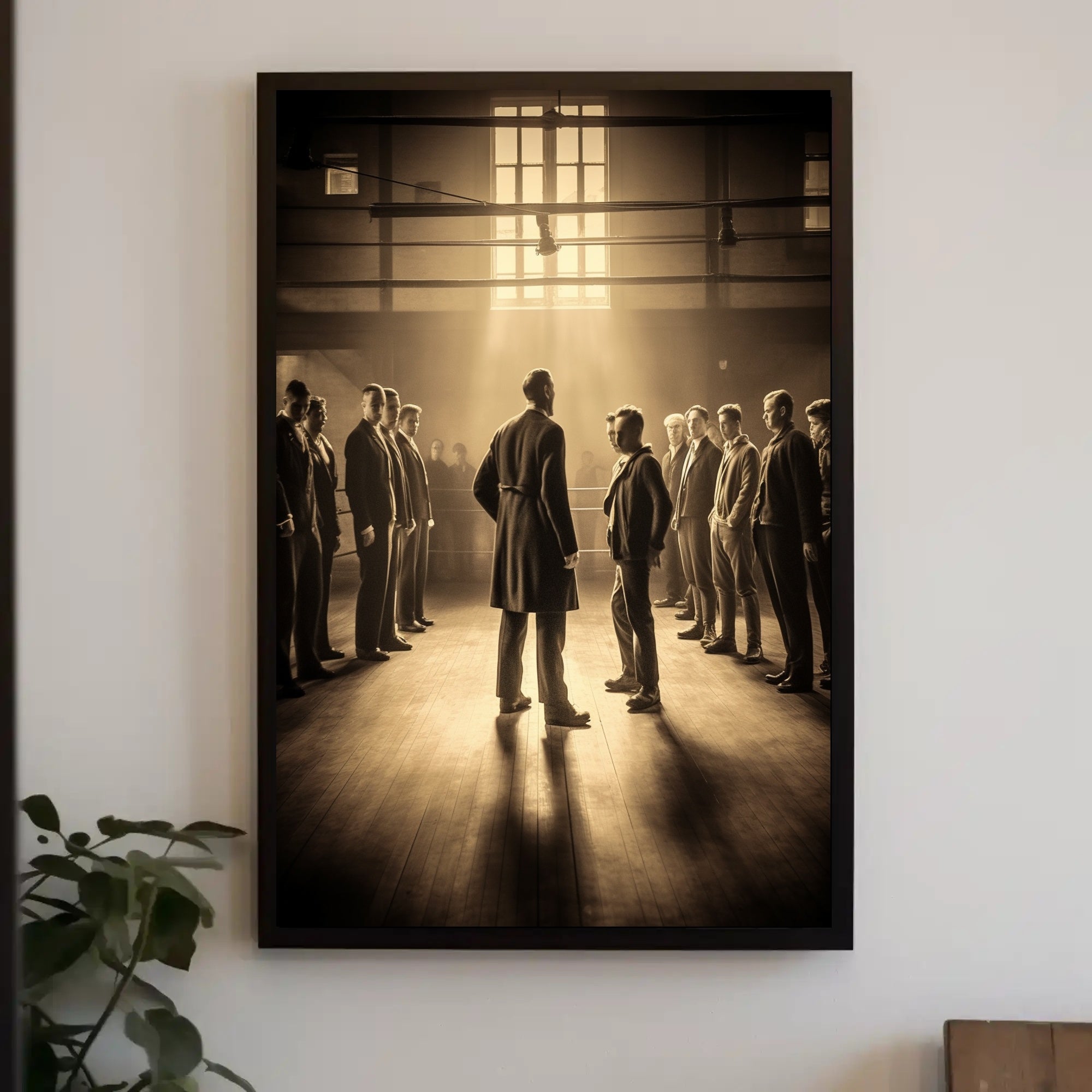Confrontation in the Ring Poster