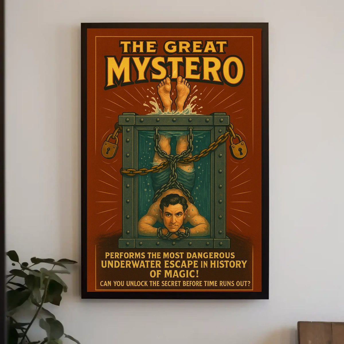 The Great Mystero Underwater Escape Poster