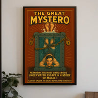 The Great Mystero Underwater Escape Poster