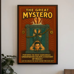 The Great Mystero Underwater Escape Poster