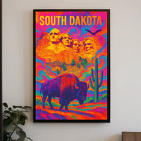 South DakotaS Vibrant Tribute Poster