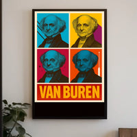 Martin Van Buren Pop Art Poster
