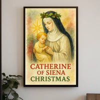 Catherine of Siena Religious Heritage Artistic Poster