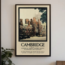 Cambridge Travel Nostalgia: Historic Railway Poster PosterGoat
