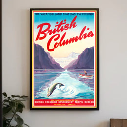 Discover British Columbia Poster