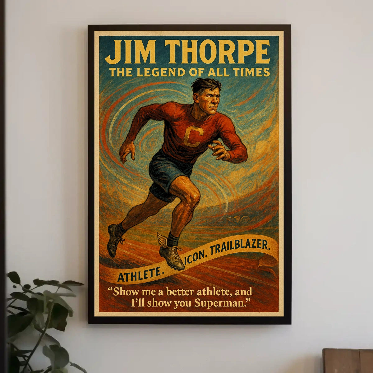 The Legend of Jim Thorpe Poster
