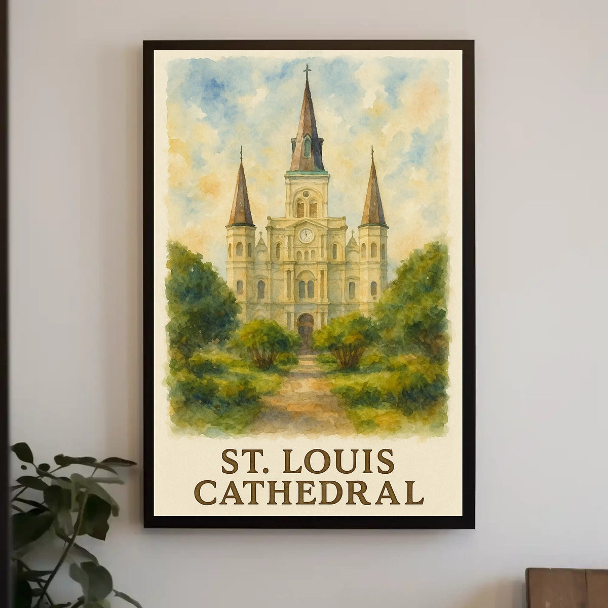 St. Louis Cathedral Poster